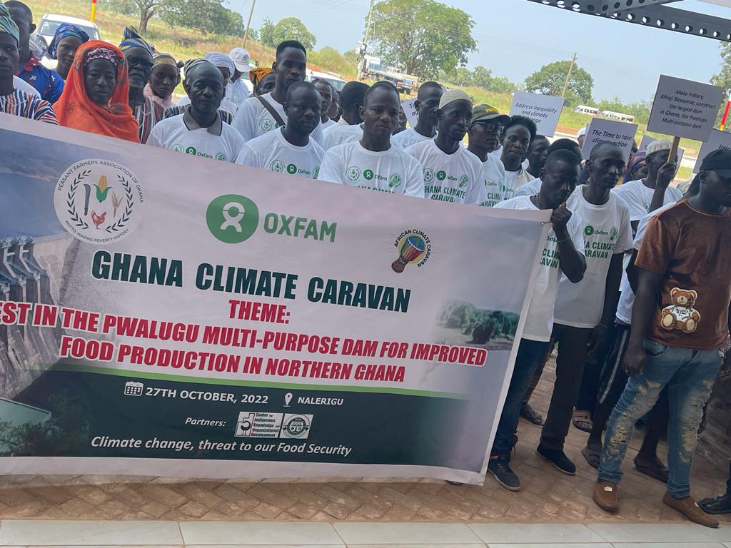 Have you heard of the Pwalugu Tomato Factory?
What is we improve #irrigation system to revive all year planting and bring it back to life? We have so much in this country; and we need to take #ClimateAction for our farmers. #Oxfam and partner <a href="/PFAGghana/">Peasant Farmers Association of Ghana</a> on the #ClimateCaravan.