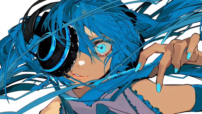 #今月描いた絵を晒そう #初音ミク 