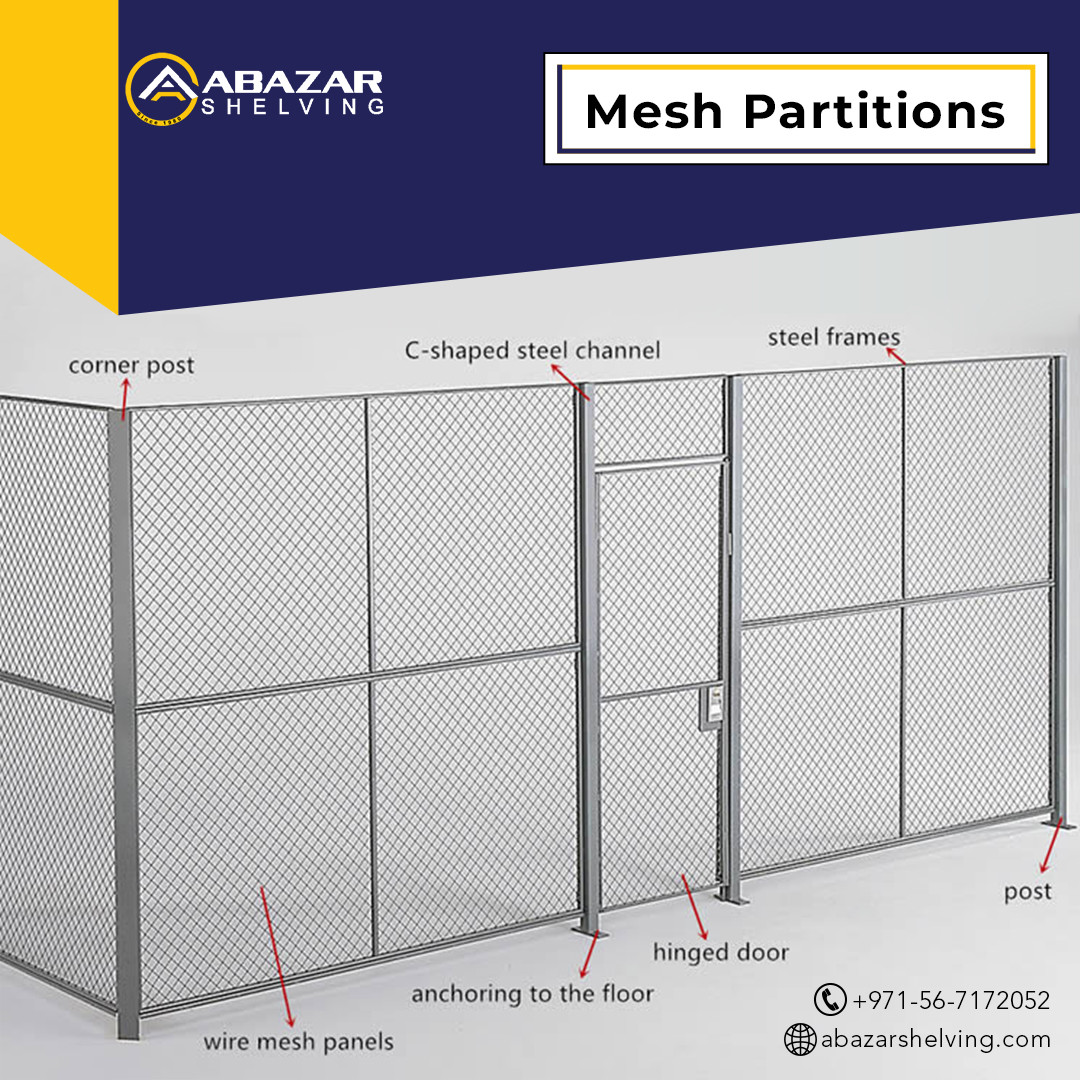 abazarshelving's tweet image. Abazar Shelving gives you the best mesh partitioning solutions that improve your warehousing. 
Visit: abazarshelving.com or call +971-56-7172052
.
.
#meshpartition #mesh #partition #wiremeshpanels #meshpanels #shelving #warehouseshelving #partition #abazarshelving #dubai
