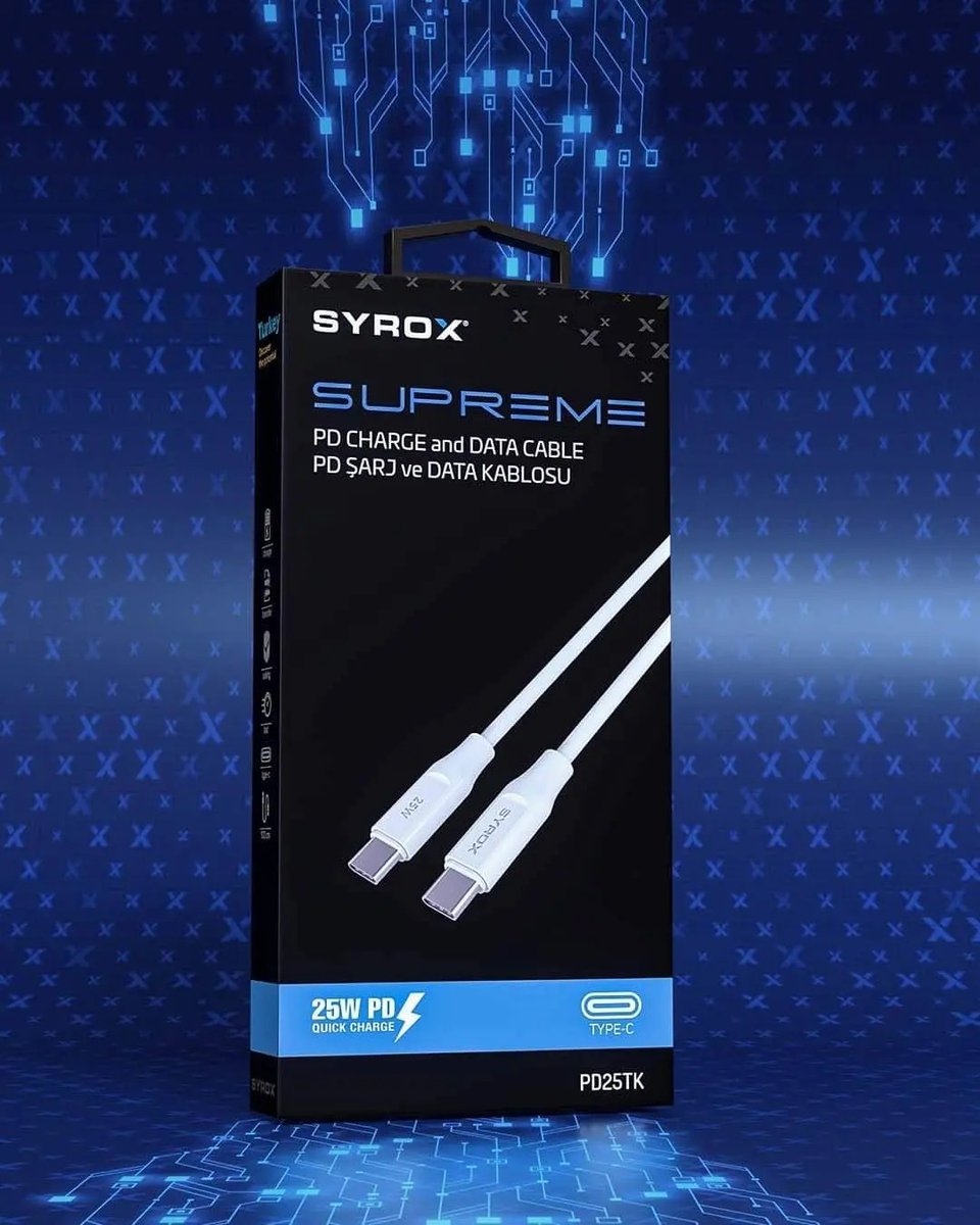 PD25TK
Gelişmiş Güvenlik Özellikleri ile daha hızlı daha güvenli...
#syrox #syroxtechnologies #data #datakablosu #şarj #şarjkablosu #datacable
#powerbank #phone #phoneaccesories #lightning #microcable #typec #usbcable
#wallcharger #travelcharger #25wpd #powerdelivery