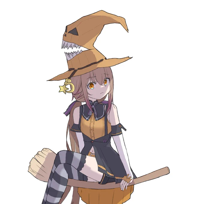 ハロウィンカラー最高!!!普段無い方面からの反応とかフォロー貰えて良い10月でした#今月描いた絵を晒そう 