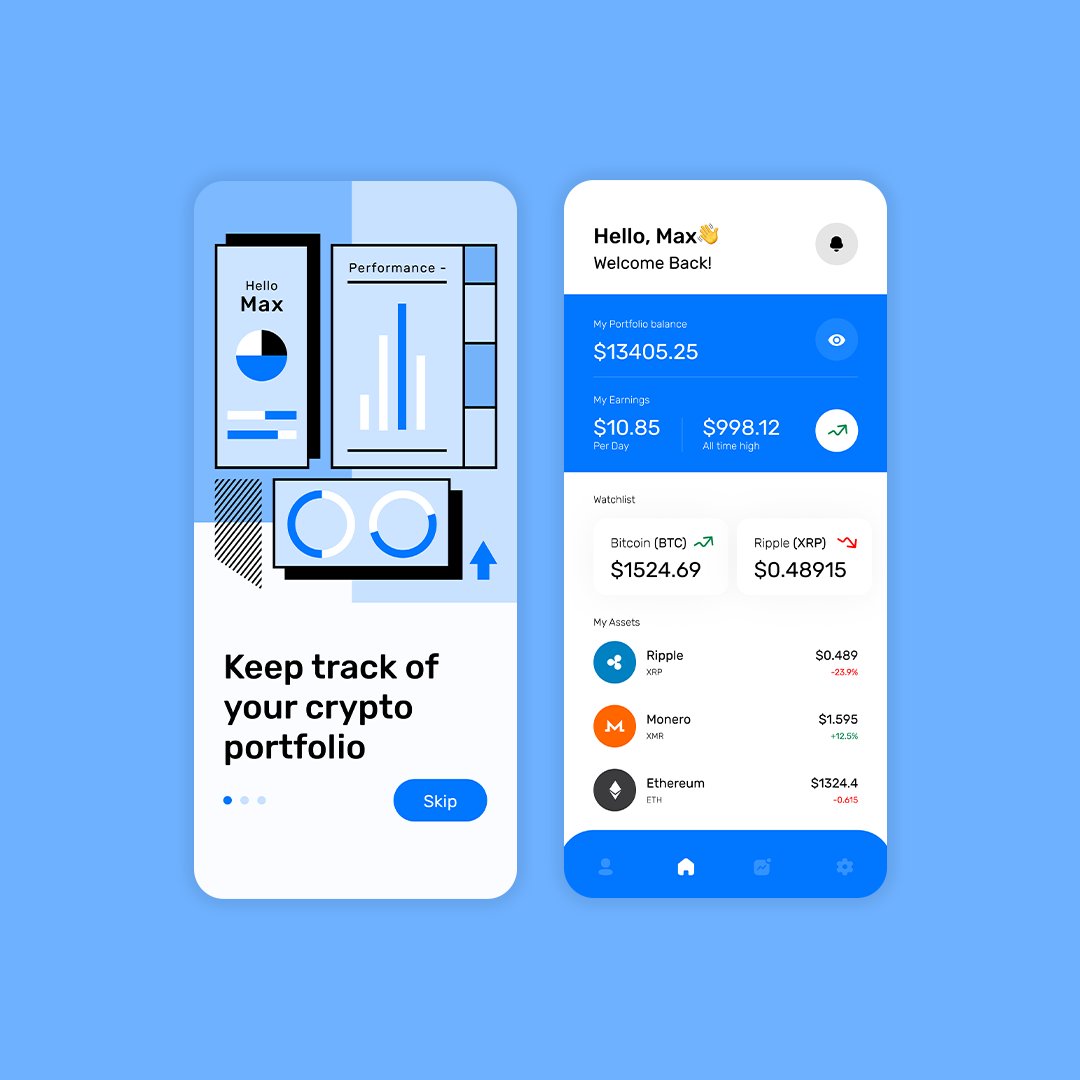 DesignWondercat's tweet image. Hey guys!
Here is my latest Cryptocurrency portfolio UI design🔥
#ui #uiux #uidesign #uidesigner #uiuxdesigner #webdesign #freelancedesigner #dailyui #dribble #figma #mobileappdesign #productdesigner #behance #cryptocurrency #bitcoin #ethereum #blockchain #web3 #web3designer