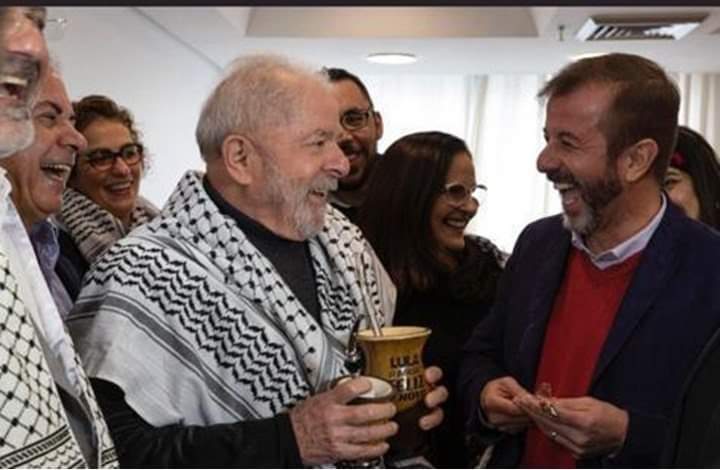 FatimaAlMasry5's tweet photo. Lula da Silva, who is known for his support of the Palestinian cause, won the Brazilian presidential elections at the expense of Bolsonaro, who is close to Israel. https://t.co/oRYxZdcxWk