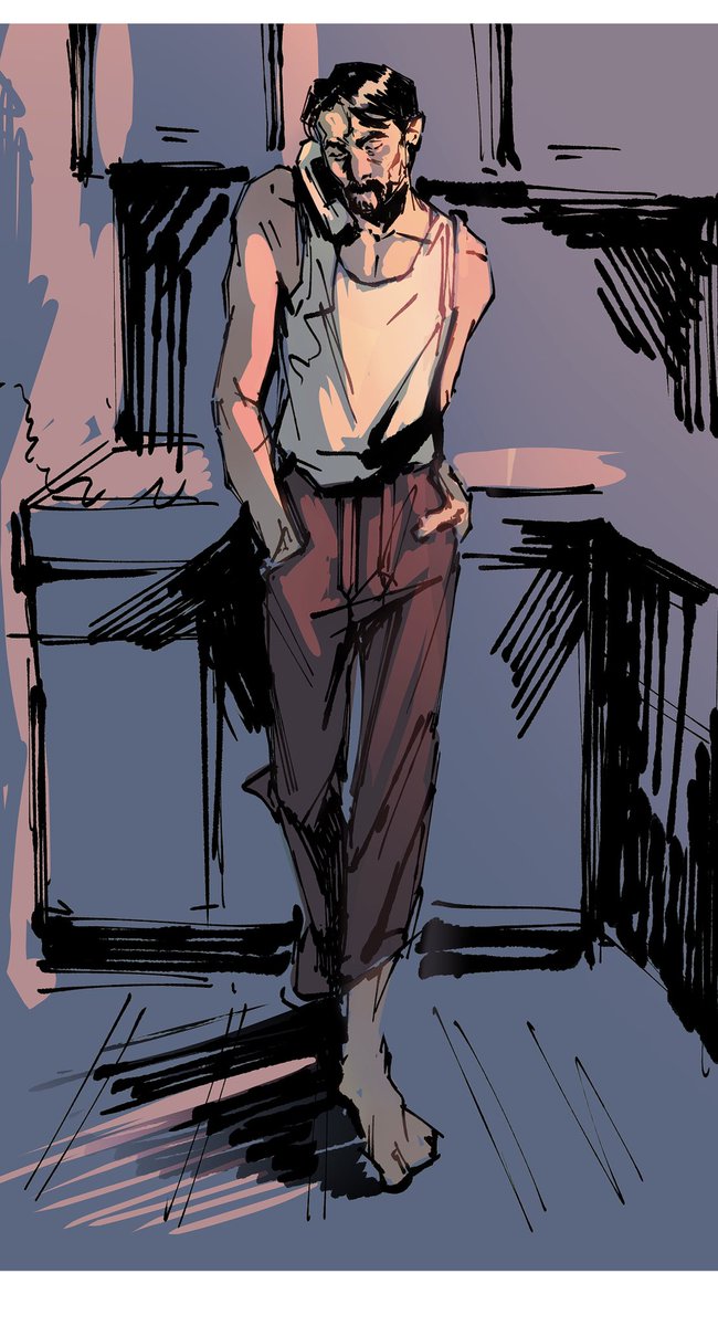 jean vicquemare recent sketches #DiscoElysium 