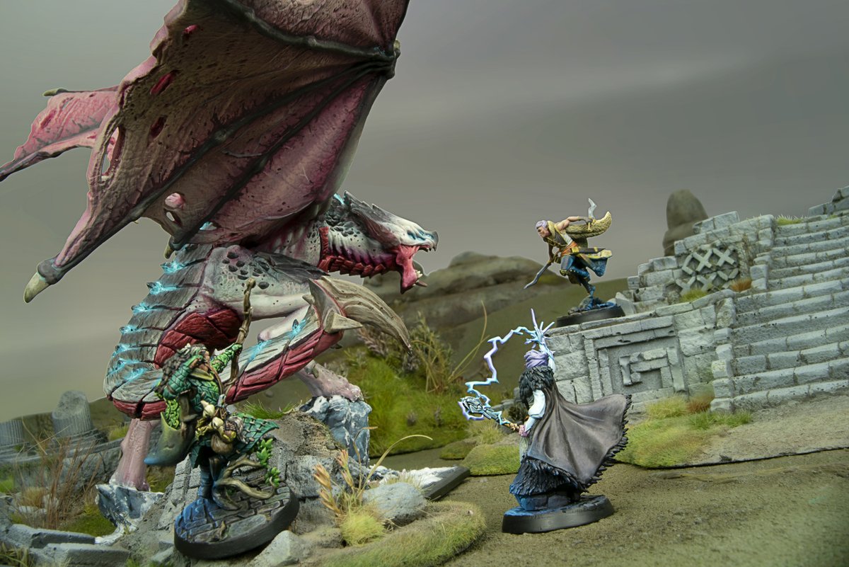 The Thunderous Gust is a violent creature that will cause terror in its wake, and our group of adventurers will have to work together to defeat this enormous enemy. A challenging and exciting battle awaits us in this expansion!

bit.ly/3TQnSpB