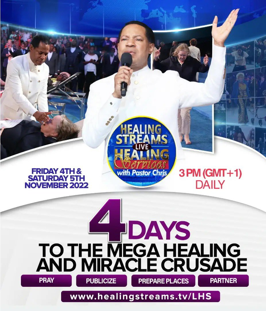 uzo88's tweet photo. We are doing what we are doing today because he sent us to do it. He gave us the power, the authority to do to.
Make plans to attend the Healing Streams Live Healing Services with Pastor Chris!
#livehealingserviceswithpastorchris
 #healingstreamstv https://t.co/mT8BO78mBB