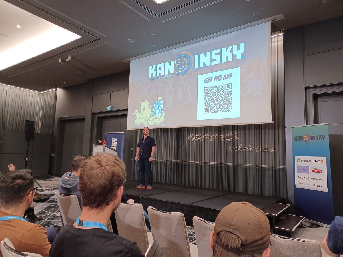 First day of <a href="/KanDDDinsky/">KanDDDinsky</a> about to start. Hyped 🥳