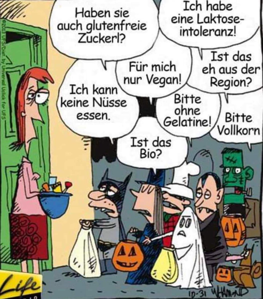 Heute wäre Halloween ...