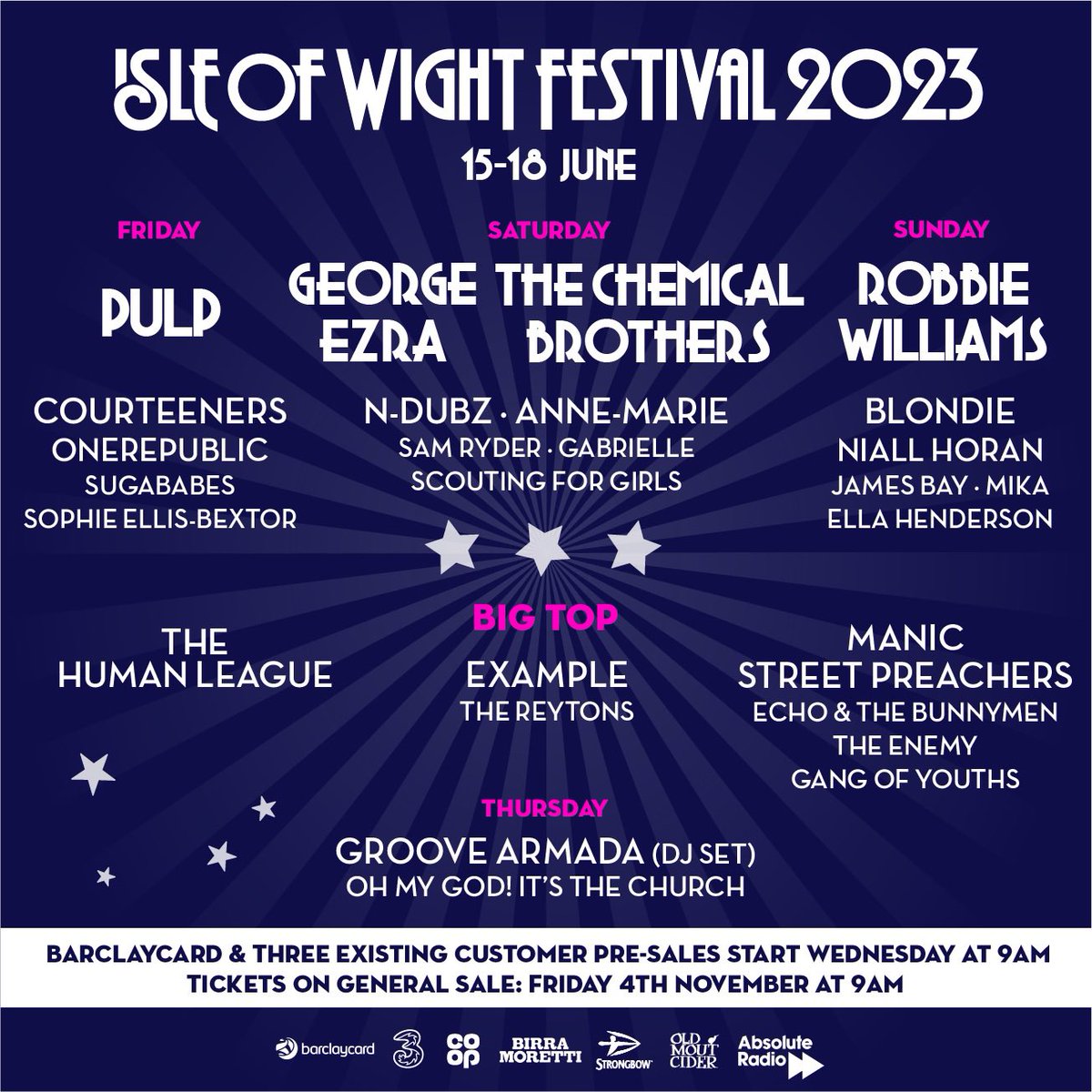 Isle Of Wight on Twitter "RT IsleOfWightFest Introducing the 