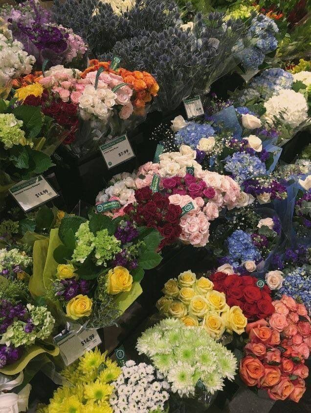 flower shopping.