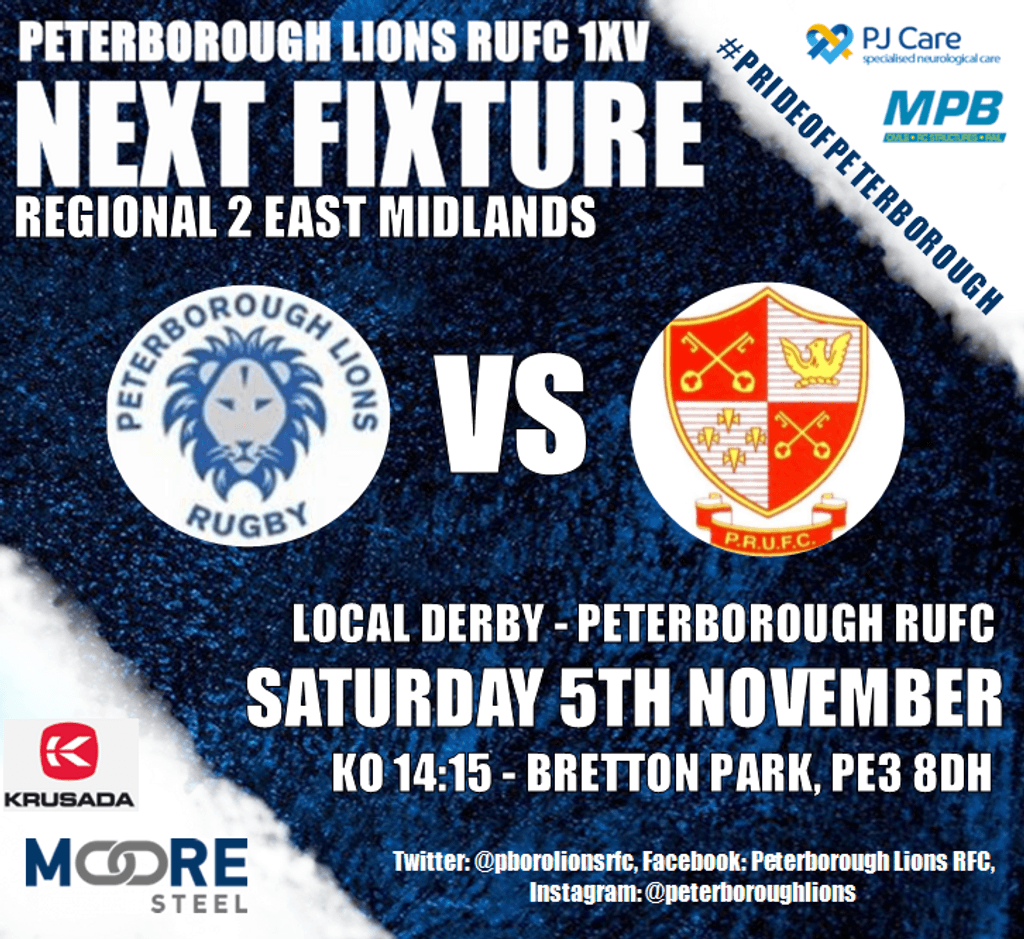 Peterborough Derby - 05 November 2022
pitchero.com/clubs/peterbor…