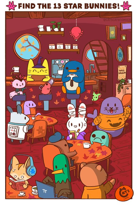 Happy Halloween! Can you find the 13 Star Bunnies? 