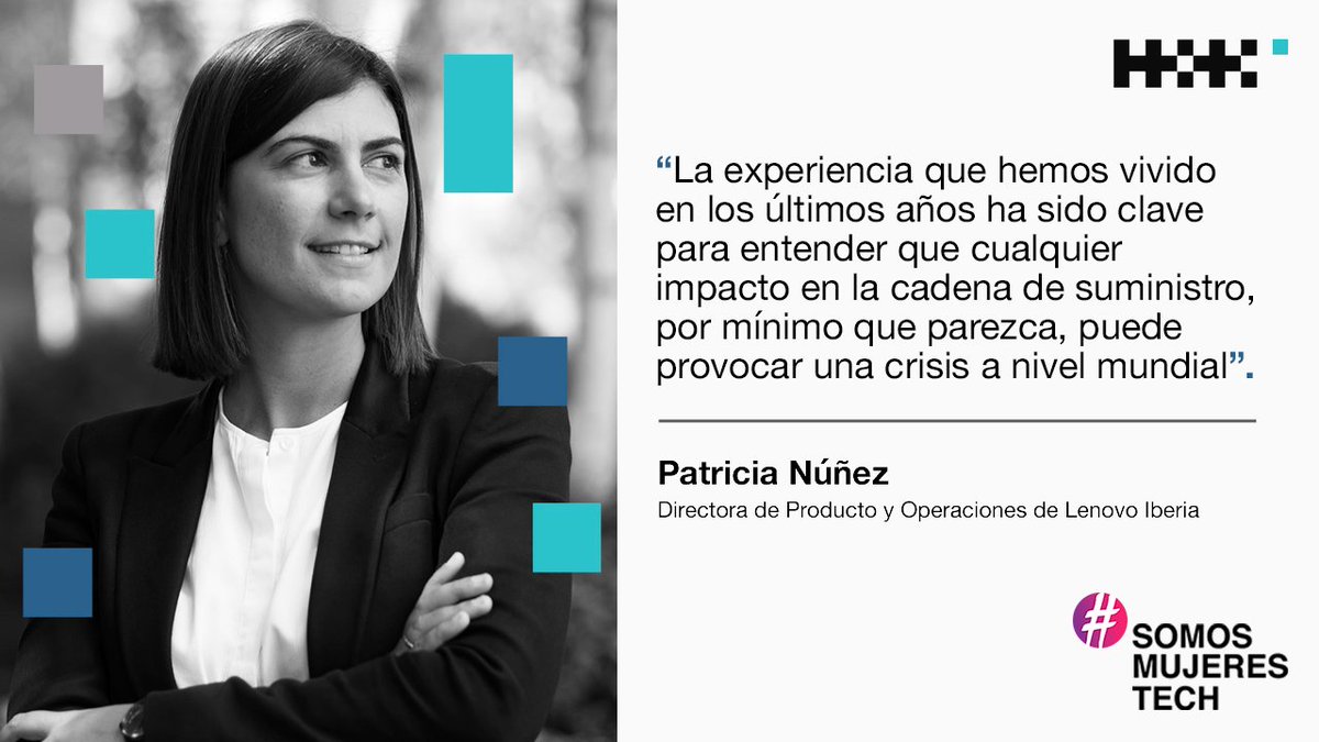 En esta entrega de #SomosMujeresTech, Patricia Núñez (<a href="/PatNunezS/">Patricia Nuñez</a>), directora de Producto y Operaciones de Lenovo Iberia <a href="/LenovoES/">Lenovo España</a> detalla los retos de la cadena de suministro después de la pandemia.

En @disruptores_inn, <a href="/Invertia/">Invertia</a> y <a href="/elespanolcom/">EL ESPAÑOL</a>
 ➡elespanol.com/invertia/disru…
