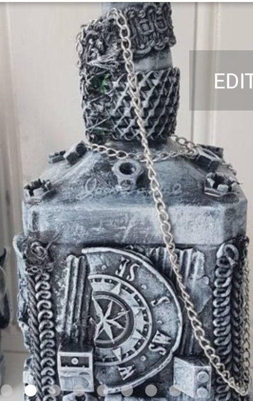 twfsteampunk's tweet photo. Available now from ebay under Blondyskyblue £30.00 Large #steampunk #JackDaniels bottle #BIKER STYLE Empty or buy directly from me on Twitter Facebook and Instagram Under Totally Wild For Steampunk #Thanet #margate #broadstairs #Ramsgate #Steampunkbottle #upcyclebottle https://t.co/NqercLKoHA