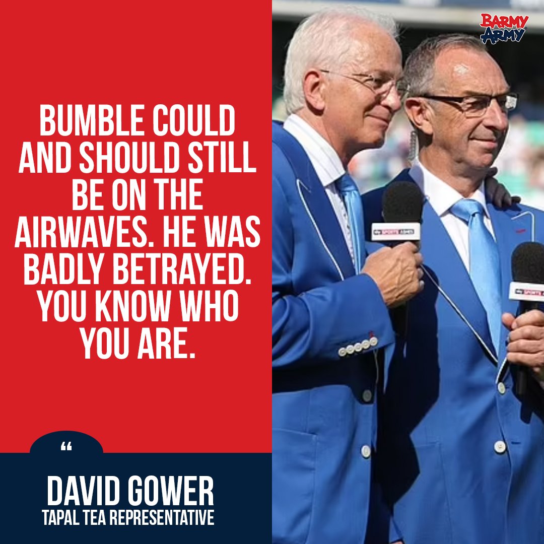 David Gower has voiced his thoughts on Bumble's departure from the comms box 👀