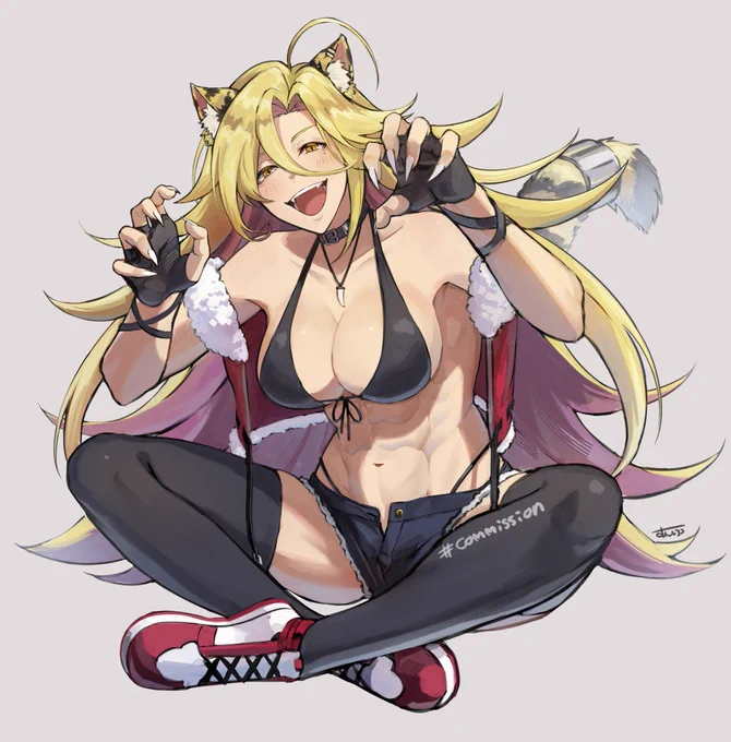 skebにてリクエスト頂きました!ナイスキャラデザで、描いてて楽しかったです～!Thank you commission! 