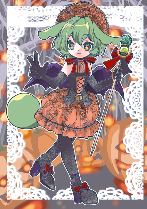 #今月描いた絵を晒そうハッピーハロウィン 