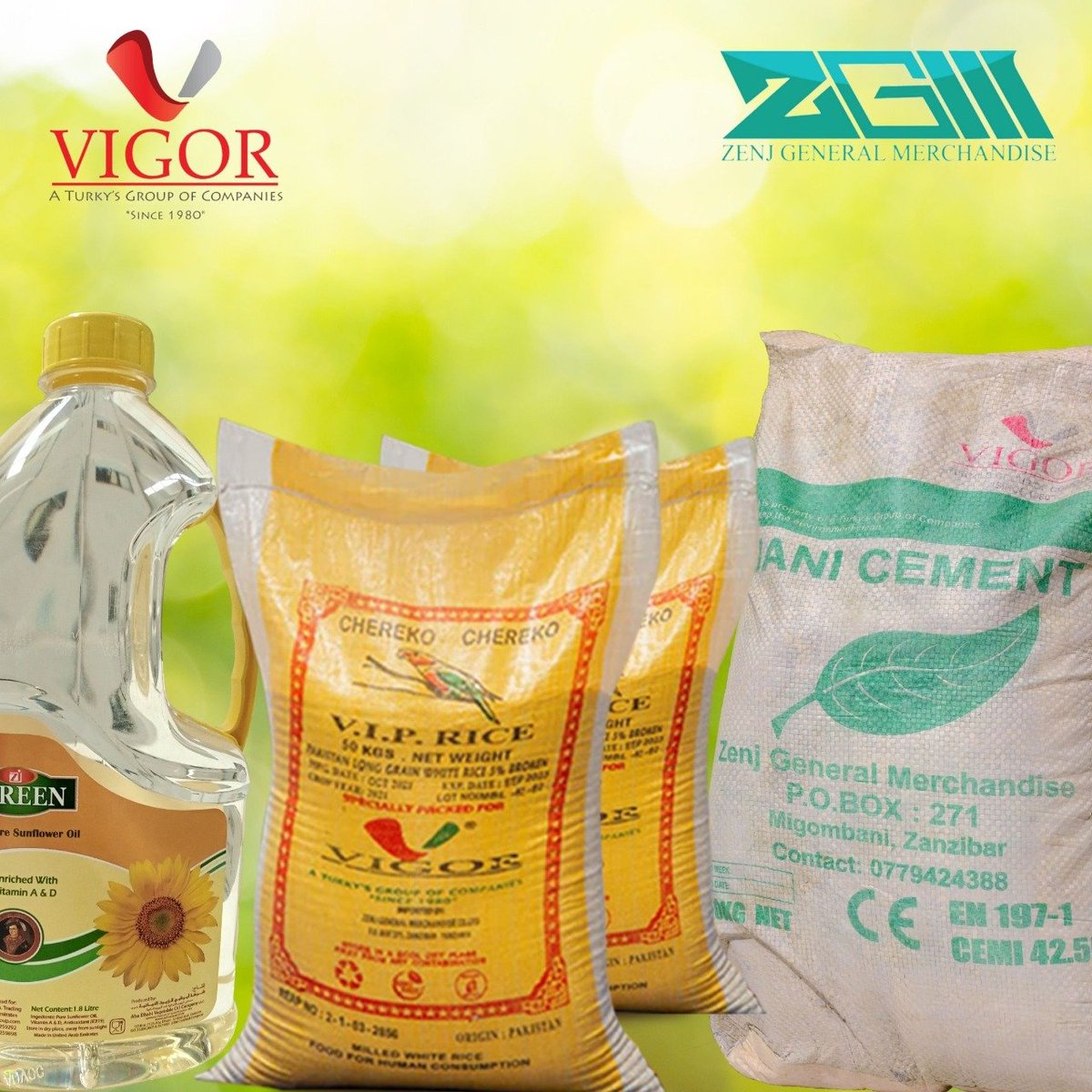 ZenjGeneral's tweet image. "Zenj General Merchandise", meets daily needs of Zanzibaris
Reach us To Know More: gm@zenj.co.tz
Call:+255 629 111 333
.
.
.
#zanzibar #tanzania #dailyproducts #merchandize #products #retail #rice #washingpowder #cookingoil