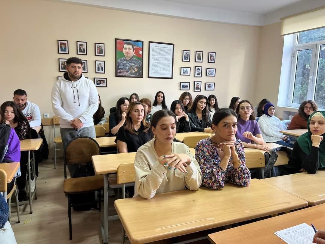 ADU-da şəhid Əzim Həsənovun xatirəsi yad olunub