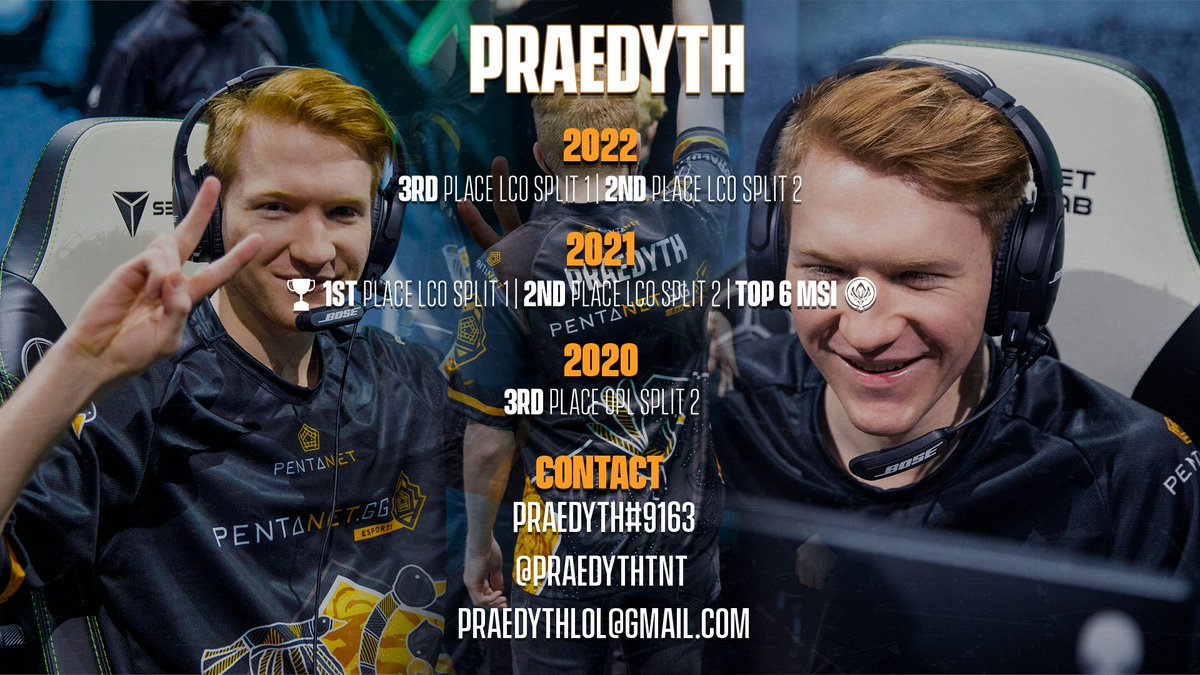 My contract with Pentanet has expired. I'm looking to explore my options for 2023
For further inquiries please DM or contact me via any of my socials below
Appreciate any and all support thank you!