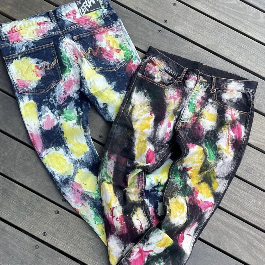 TAKE_C1114's tweet photo. 22AW新作パンツ入荷してます!
painted bleach denim skinny
Color : BLK,BLU
Size : M〜XXL
#leflah
#longpants
#streetstyle
#ロングパンツ
#ストリートファッション https://t.co/ytYPdAyjLL