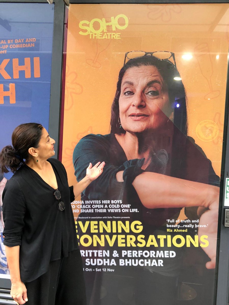 Good #Mondaymorning everyone. Well the day has arrived my debut <a href="/sohotheatre/">Soho Theatre</a> #EveningConversations here's looking at you kid!