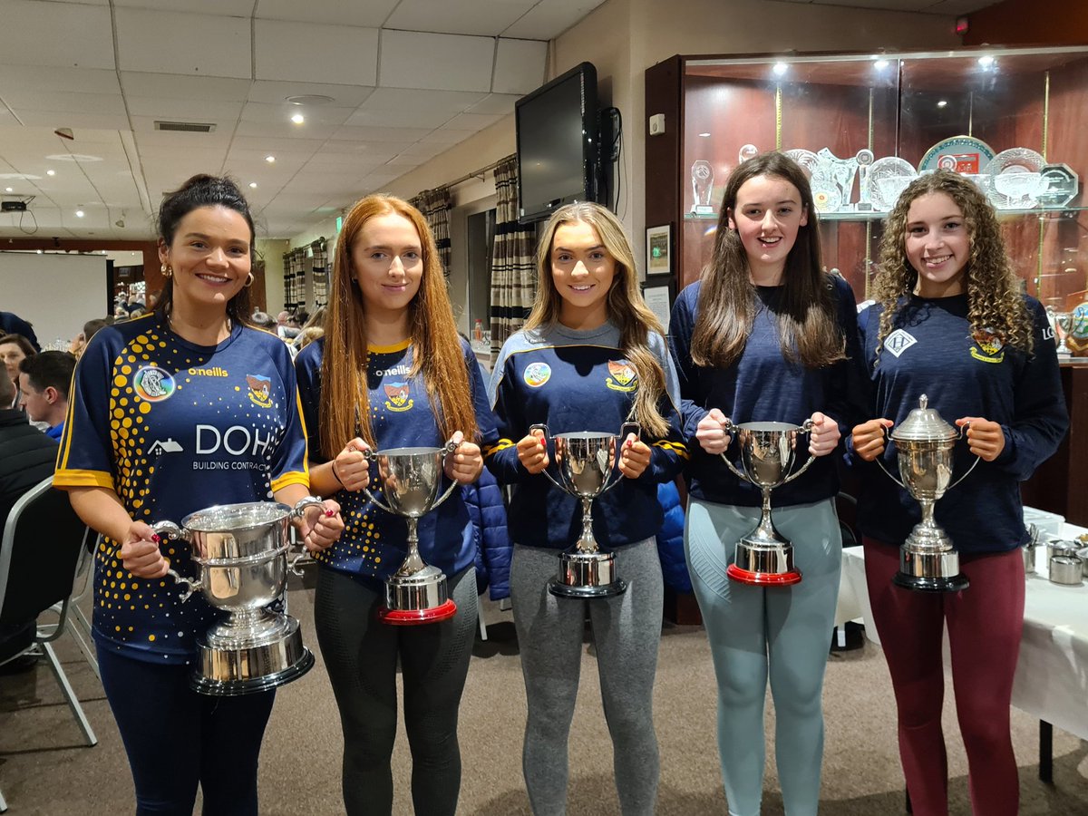 The fantastic 5. Yesterday completed the club scene in Down for Clonduff Camogs. We've had a fantastic year and all the success is testament to the fantastic girls that play but also our fantastic coaches.Well done everyone 👏 💛 <a href="/downcamogie_/">Official Down Camogie</a> <a href="/OfficialCamogie/">The Camogie Association</a>  <a href="/UlsterCamogie/">Ulster Camogie</a>