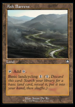 landcycling cards mtg Ash Barrens Tarkir: Dragonstorm Commander (TDC) #339 Scryfall Magic: The Gathering Search