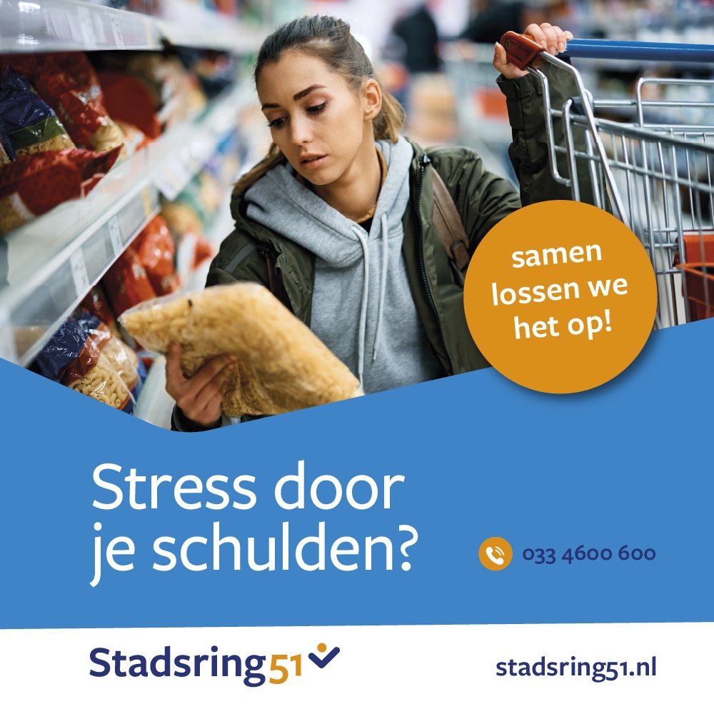 Betalingsachterstanden en schulden kunnen iedereen overkomen. Zeker nu alles duurder wordt. Wist je dat 1 op de 3 huishoudens niet goed kan rondkomen door de stijgende prijzen?

Je kan gratis hulp krijgen van Stadsring51. Bel 033-4600600 of kom langs.

stadsring51.nl/thema/blog/kan…