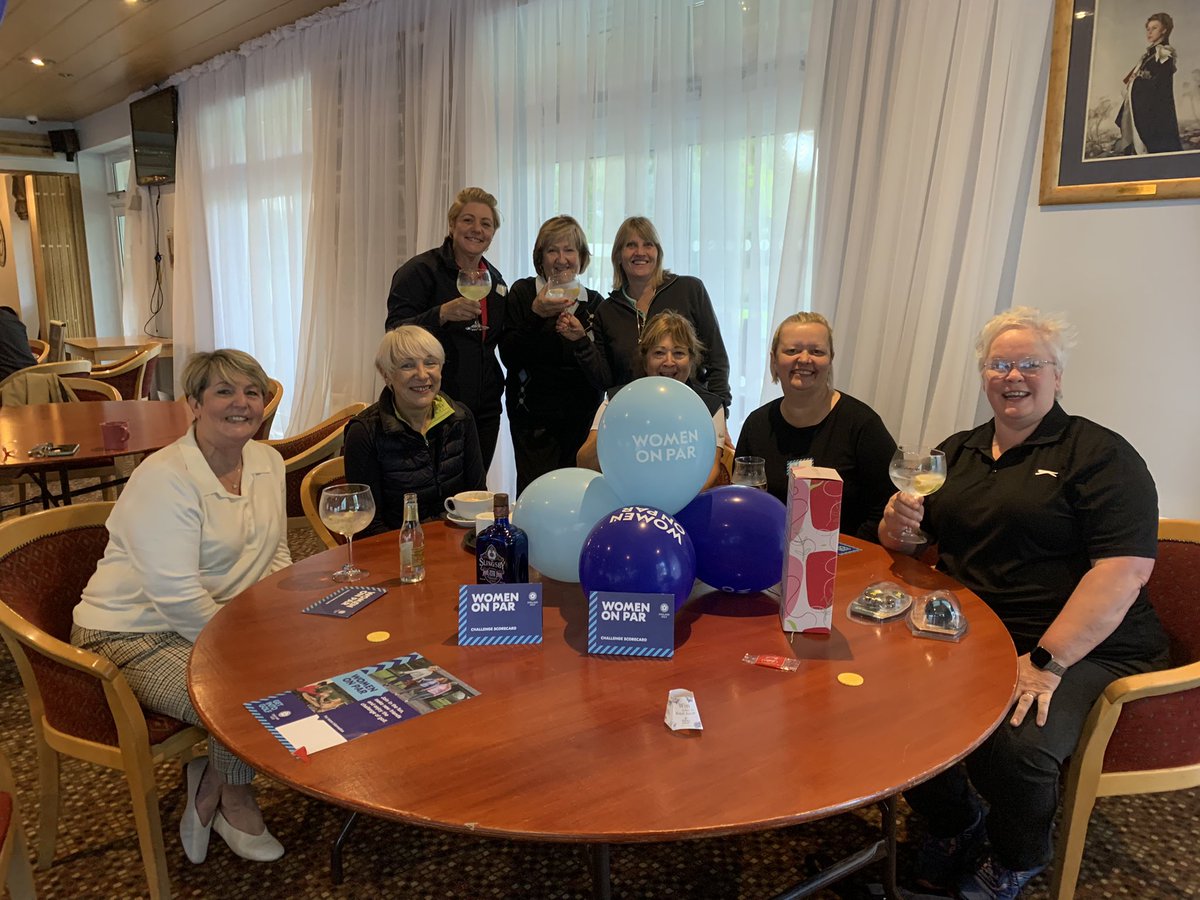 Sidcup G C Ladies Academy and a few of our volunteer buddies went out for our first Women on Par 5 hole Texas Scramble.  Great day and lots of fun. Ladies…..what are you waiting for?? Join our academy today 😄#slingsbygin #Englandgolf #englandgolf #womenonpar #sidcupgolfclub