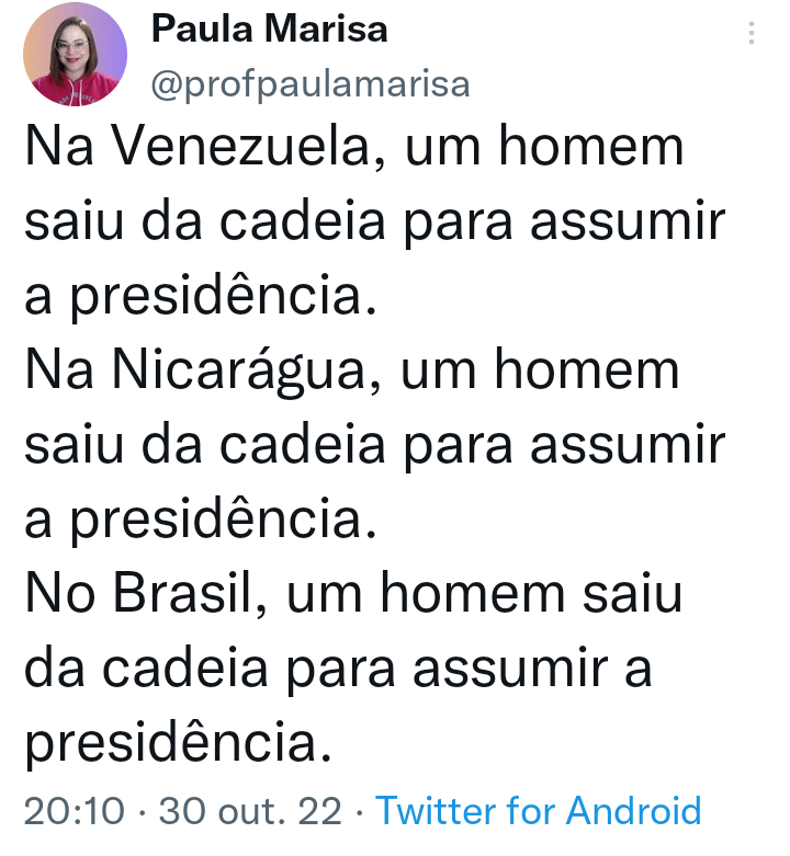 AsafinXd's tweet photo. @UOLNoticias Tudo o que acontecer com o Brasil vocês serão os culpados pelo apoio dado a este ladrão. https://t.co/TMlp5YMrjS