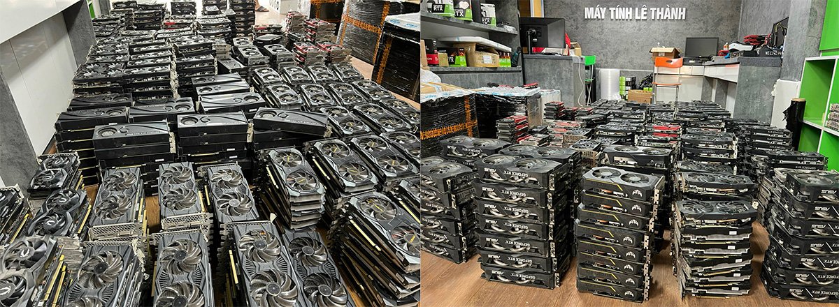 elhackernet's tweet image. En Vietnam hay tantas GPUs usadas procedentes de la minería que las venden incluso en la calle

💰⚖️Hacen la broma de decir que venden las gráficas a peso
elchapuzasinformatico.com/2022/10/vietna…