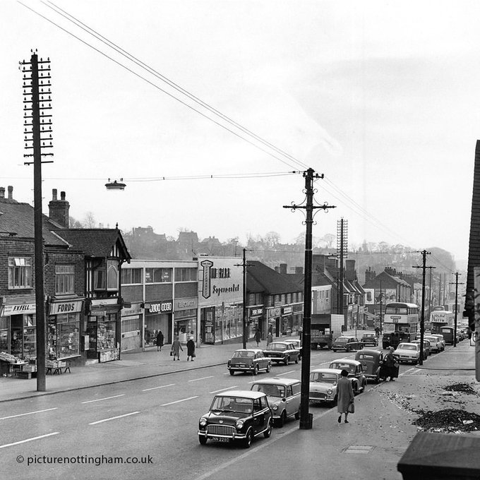 Mansfield Road, Sherwood, #Nottingham, 1966. Credit: picturenottingham.co.uk