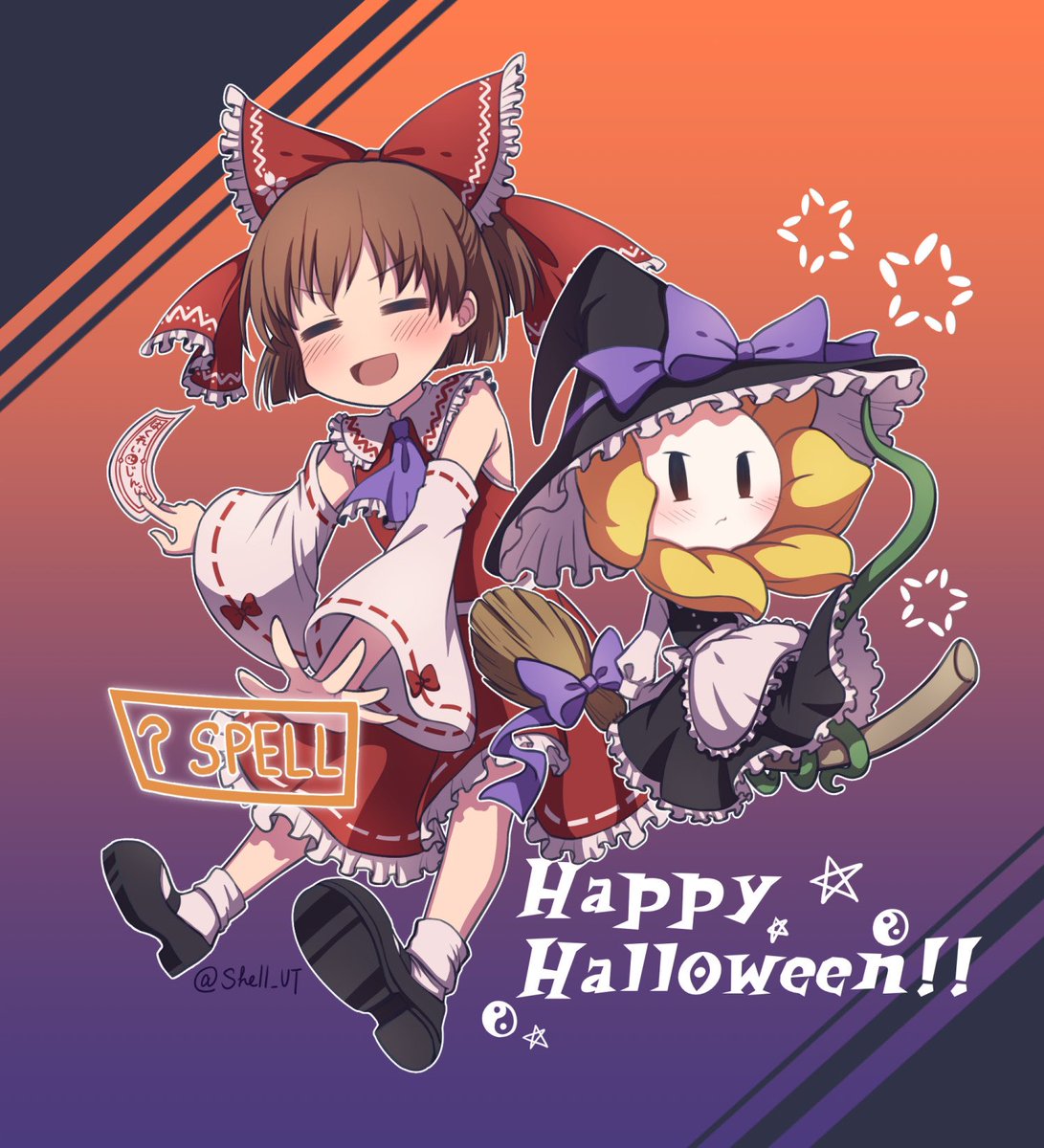 Shell_UT's tweet image. 東方コスプレFlowiskでハッピーハロウィン！！🎃