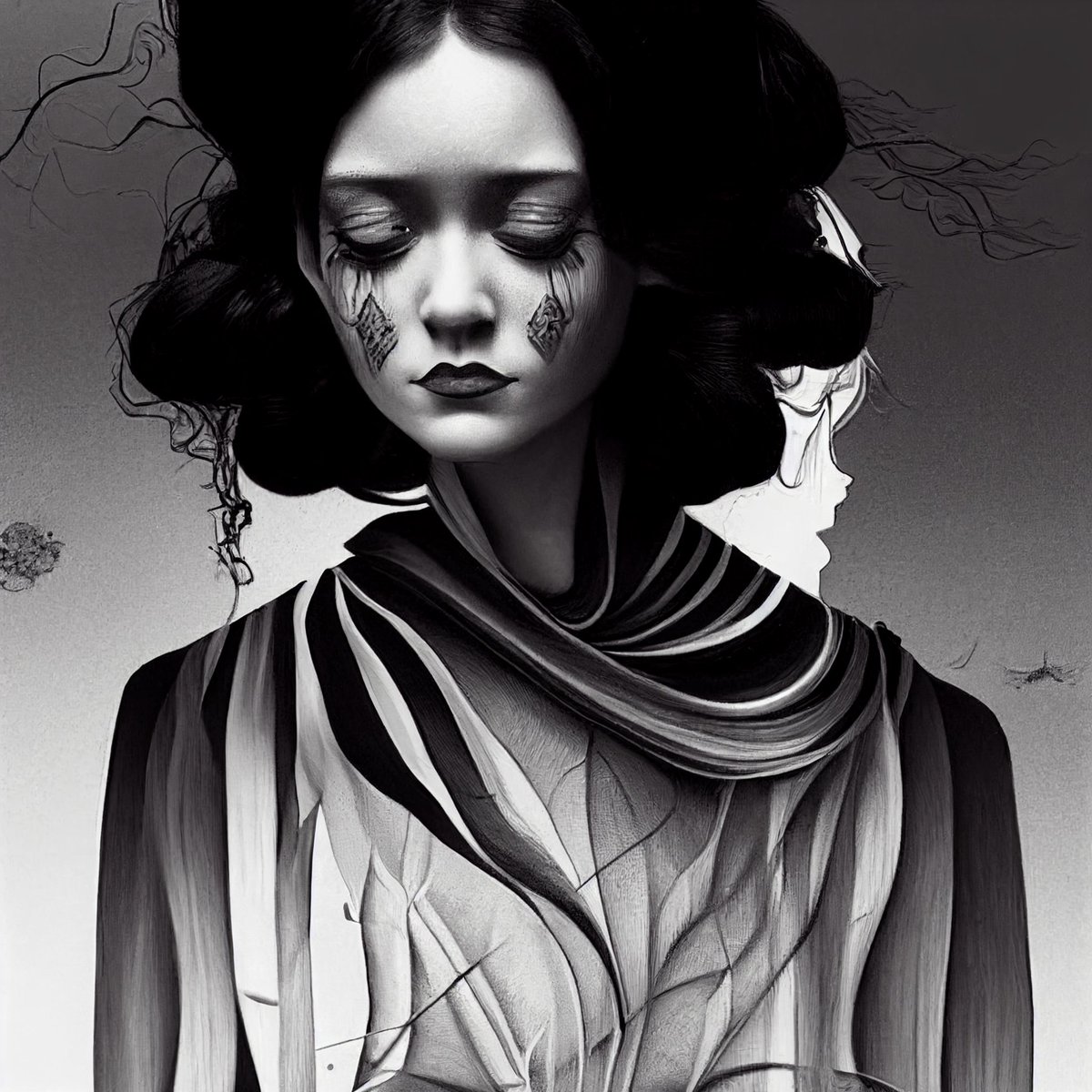 persimmongirl's tweet photo. Marlene
1/1
0.02

https://t.co/WvIorFGIUw

#nftdrop #nft #blackandwhite #cryptoart #prettygirlsart #thatspretty #spookybeautiful #NFTCommmunity #ai_artcommunity #itsjustart #womennft #WomeninNFTs #NFTjapan #nftarti̇st #portraitart #NFTshill #OpenSeaNFT https://t.co/wdDrrFK95M