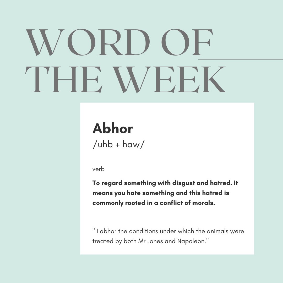 HGSA_English's tweet photo. This term we will have a focus word each week. Your aim is to use the word of the week as many times as you can. This can be in conversations or in your written work #wordoftheweek #highertiervocab @HeanorGateSA https://t.co/gfDjMGSsHJ