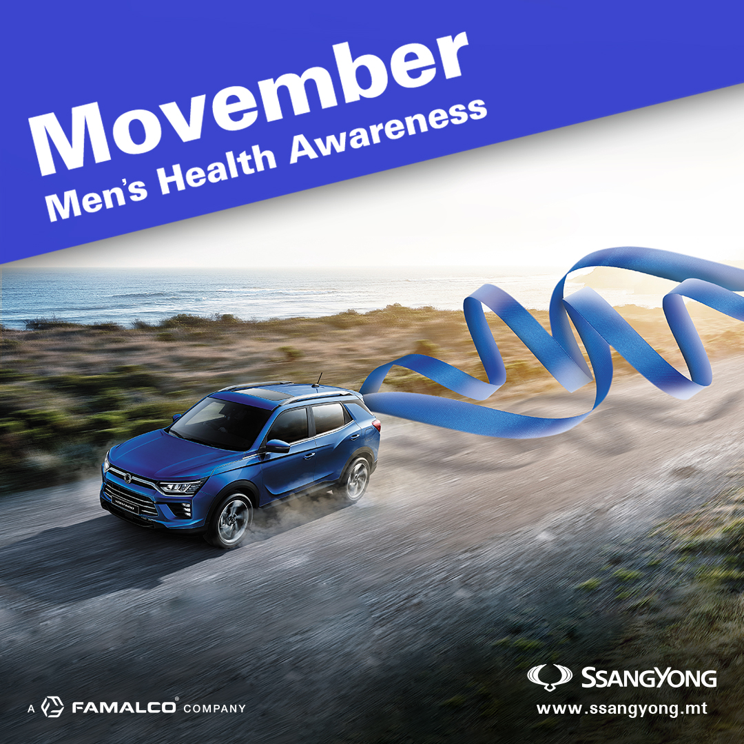Too many men don't talk about their issues. Movember is here to change that!

#Movember #Support #Ssangyong #TomorrowTogether