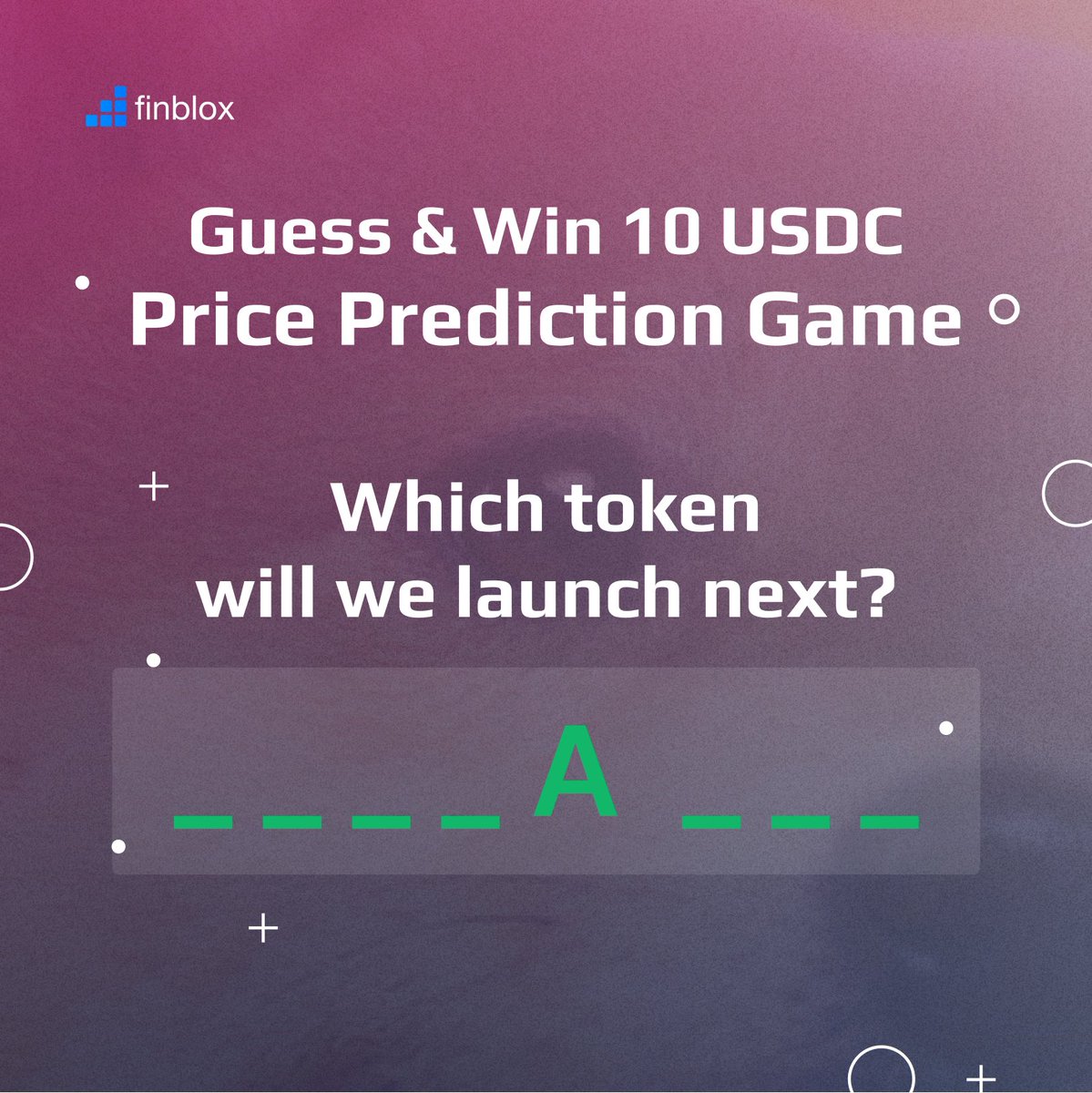 finblox's tweet photo. GIVEAWAY TIME - PREDICTION GAME 🤑

Predict which token will be added on Finblox next 🚀

You have 24h to send in your guess
1 prediction/user
1 winner will take home 10 USDC

Don't forget that you can earn up to 41% APY on Finblox
👉https://t.co/WDJi1oQw9d

Fl @finblox 👇like+rt https://t.co/uC118eNCmm