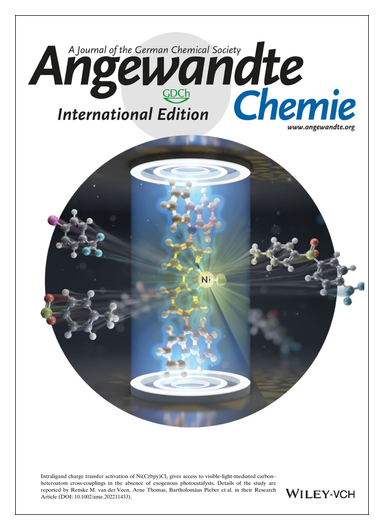 #OnTheCover Intraligand Charge Transfer Enables Visible-Light-Mediated Nickel-Catalyzed #CrossCoupling Reactions (Pieber) onlinelibrary.wiley.com/doi/10.1002/an… @PieberLab @UniSysCat @MpiciPotsdam