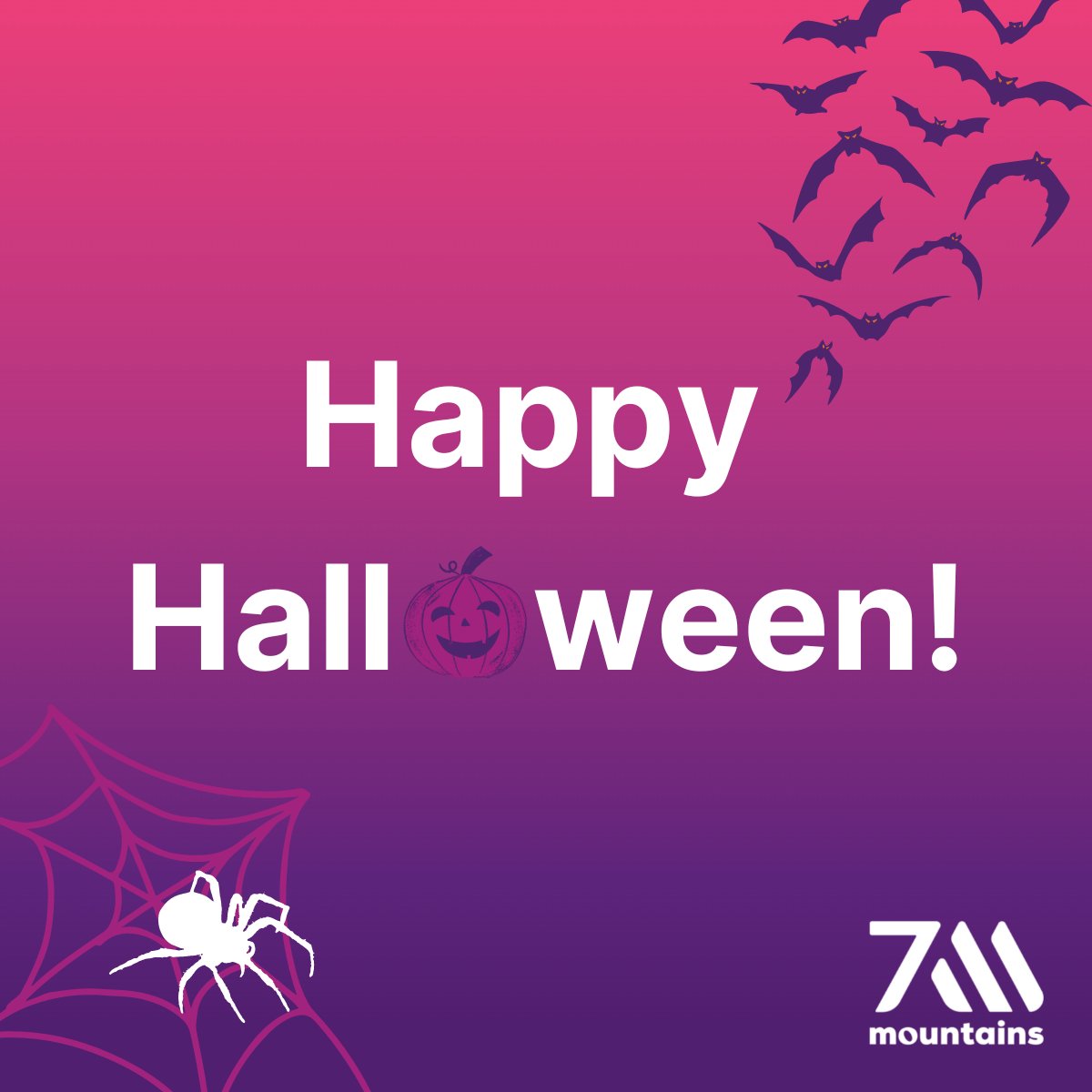 7Mountains wishes you a boo-tiful #Halloween day! 👻
Did you know? Halloween is originally a Celtic celebration. About 3,000 years ago, the Celtic calendar ended on October 31st: The night of the god of death. 
#holiday #contentcreation #digitalmarketing #7mountains