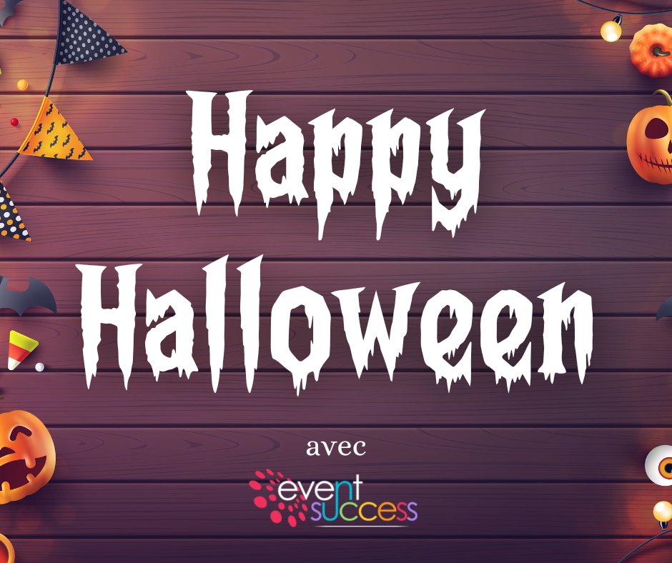 EventSuccessFR's tweet image. Happy Halloween with Event Success ! 🎃