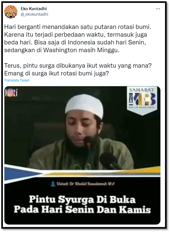 BosPurwa's tweet photo. Ganjarist pendukung @ganjarpranowo ini emang kelakuan rerata kek gini, asal mangap, ngebacot tanpa ilmu! Blunder mulu, mengulang kebodohan yang sama. iya gak @ChusnulCh__ ? https://t.co/bsYA3Suabe