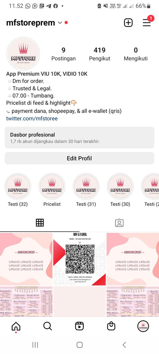 fe ◐ APP PREMIUM VIU 10K, VISION 20K, VIDIO 12K tweet media