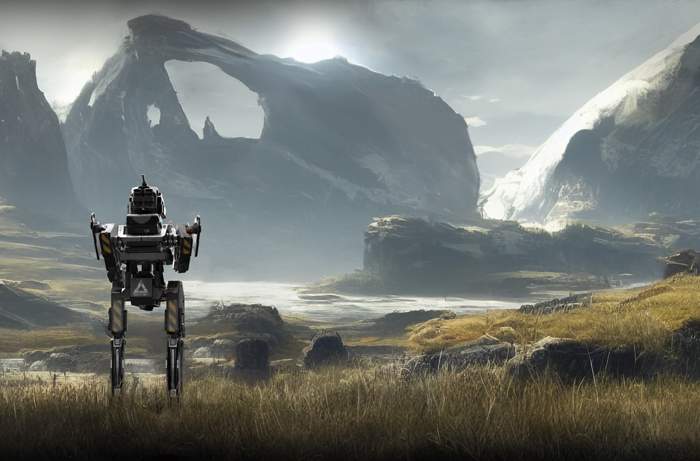 TheProjectDark's tweet image. AI concept with matte over painting and 3D models...

Thoughts?

See more at theprojectdark.com

#b3d #3d #blender3d #3dart #conceptart #worldbuilding