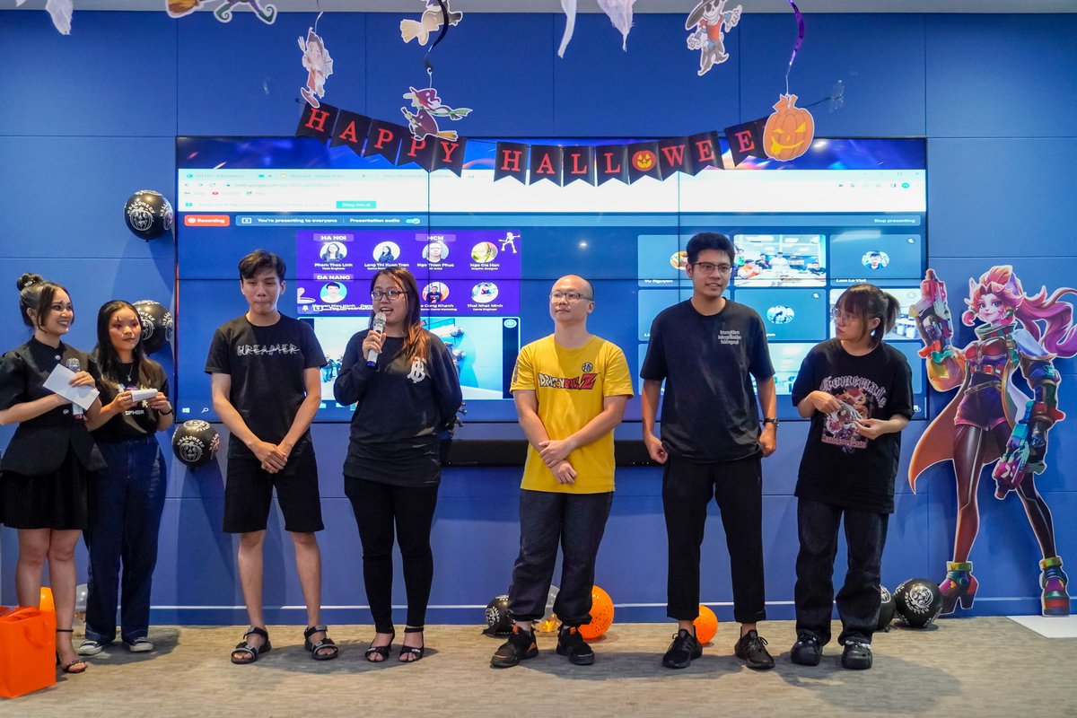 Ather Labs Last Friday Get-Together (LFG): Spooky Edition👻

Team gathered at our HQ in HCMC, physically, virtually, &amp; in spirit (pun intended) to share tricks &amp; treats, celebrate “Stars of the Month”, gain some new knowledge from other team members, and have a wickedly fun time.