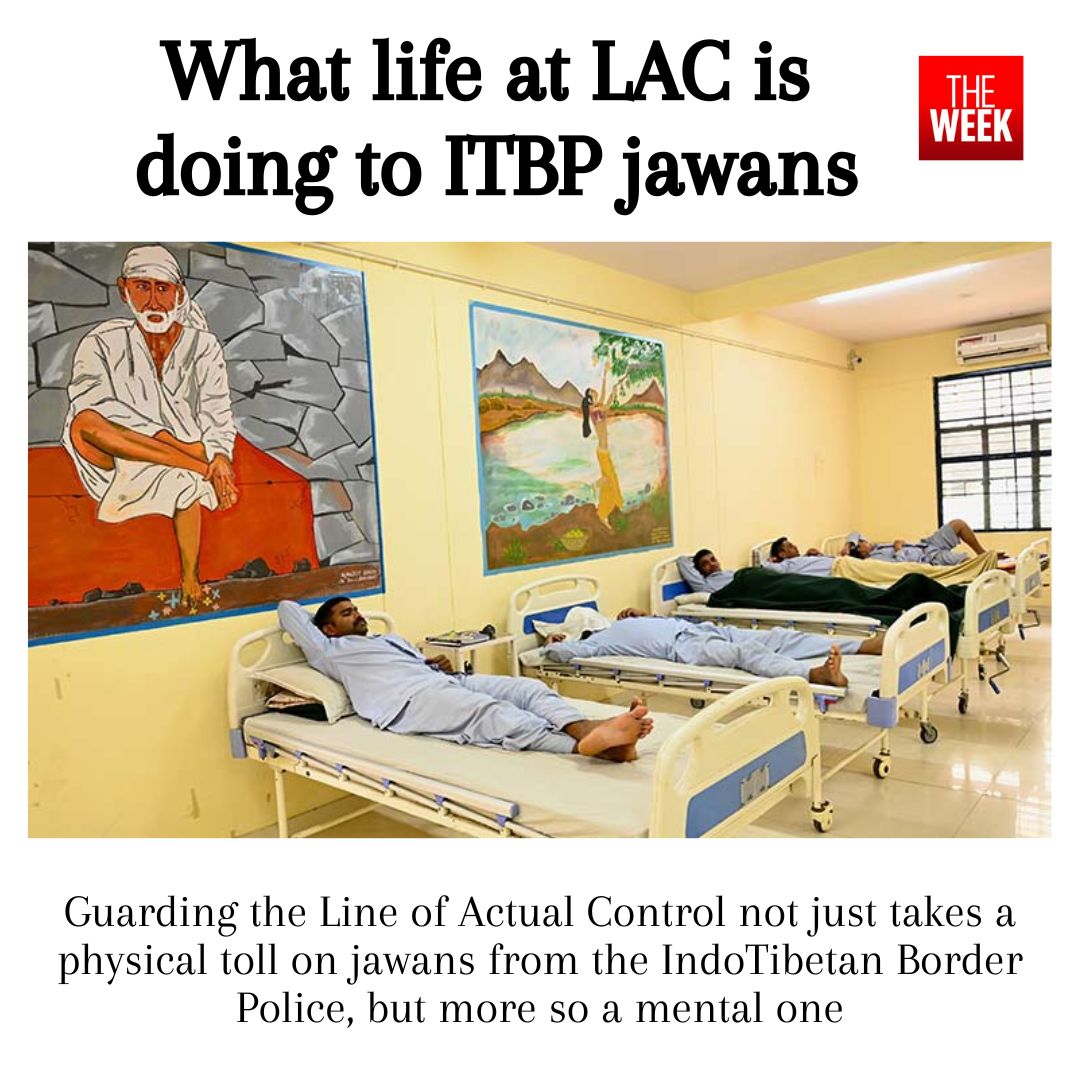 TheWeekLive's tweet image. FROM THE MAGAZINE | During the walk to the LAC itself, the water they are carrying will freeze. Many of them will get frostbite, some will have high-altitude cerebral oedema. 

Read the story by @rabiwrites
theweek.in/theweek/specia…

#lineofactualcontrol #guarding #jawans #ITBP