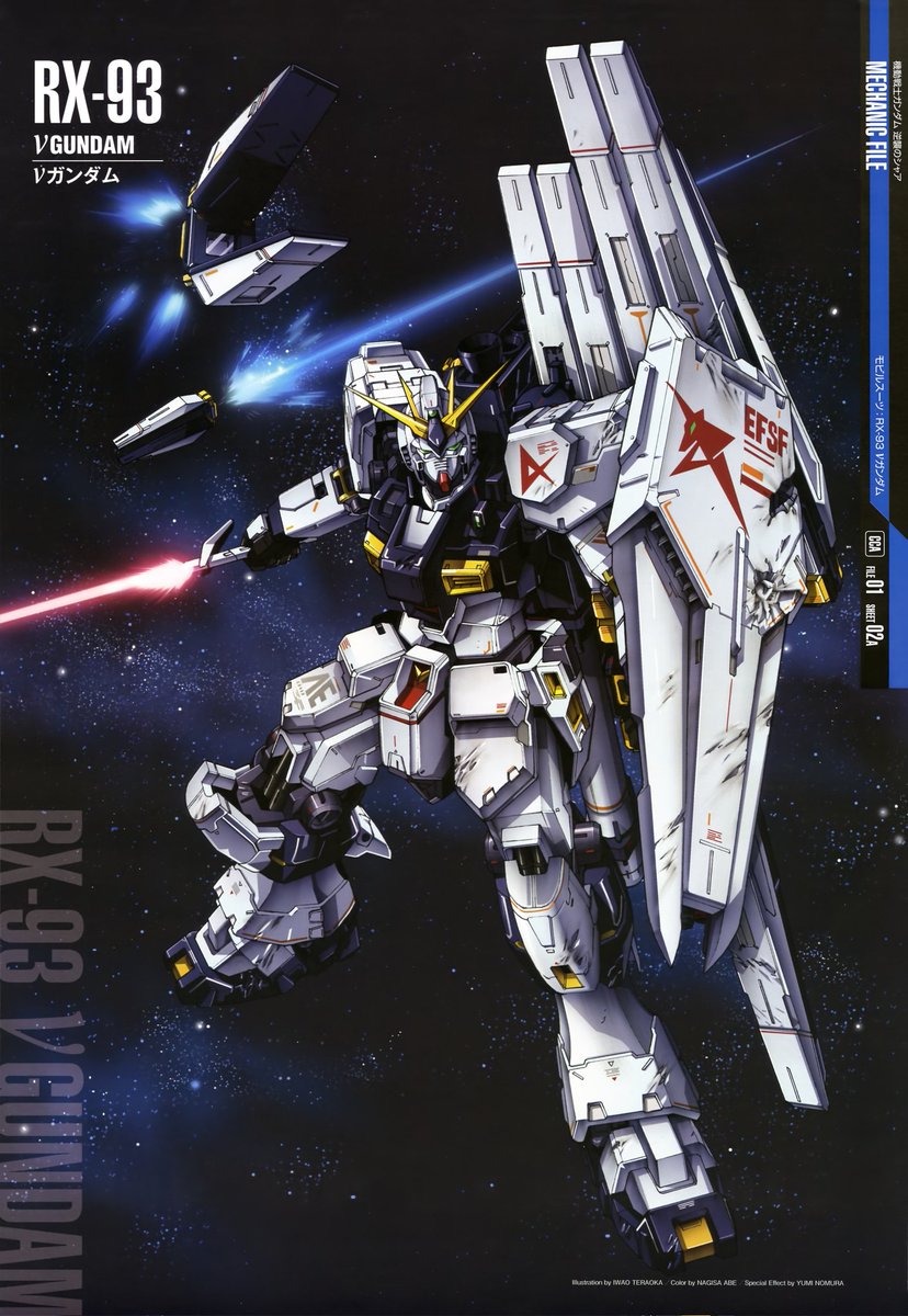 GrayPierrot's tweet photo. @zentreya I think my favorites have to be Nu Gundam and Kyrios. Nu is super sleek, with a classic yet stylish design with its controllable bits. Kyrios is just really cool, as a transformable jet mobile armor equipped with rapid fire pistols and a needle claw for close range executions. https://t.co/fpn1g5dghz