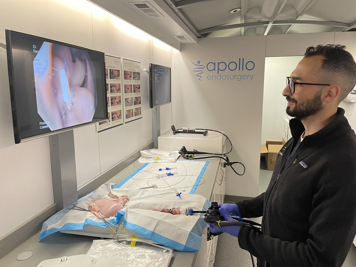 NumanLaith's tweet photo. What a great start to the week with endoscopic #suturing using #OverStitch and #XTack by @APOLLO_ENDO. #GITwitter #AdvancedEndoscopy #MedEd #MedTwitter https://t.co/o2WHKIql6w