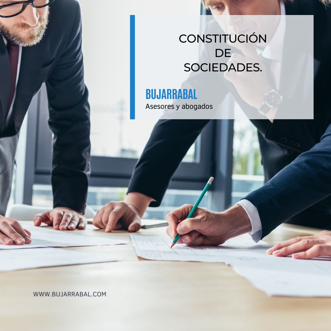 En Bujarrabal Asesores le ofrecemos un servicio integral para la constitución de Sociedades Mercantiles (SA y SL) y Civiles. Además, le asesoraremos para que dé a su negocio la forma social que más le convenga.  +34 941 545 154 o reserva tu 𝘾𝙞𝙩𝙖 𝙋𝙧𝙚𝙫𝙞𝙖.
#AsesoríaLaboral