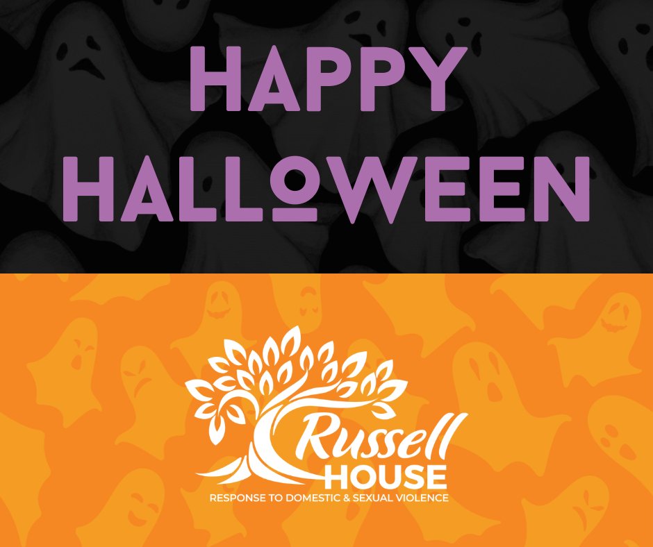 RussellHouseMO's tweet photo. Happy Halloween from Russell House!

1. Carry glow sticks/flashlights, use reflective tape/stickers on costumes/bags, &amp; wear light colors to.
2. Join kids under age 12 for trick-or-treating.
3. Slow down &amp; be alert!
4. Remind kids to cross the street at corners or crosswalks. https://t.co/EidfFP5Z1A